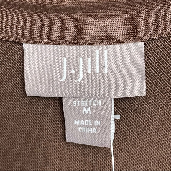 J.Jill women’s size Medium top Button Down Cotton Modal Blend lightweight - Picture 4 of 11